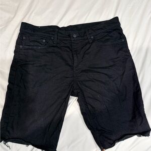 Vintage Levi's Jet Black Jean Shorts